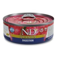 Hrana umeda pentru pisici Quinoa Digestion N&D, 80 g, Farmina