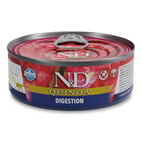 Hrana umeda pentru pisici Quinoa Digestion N&D, 80 g, Farmina