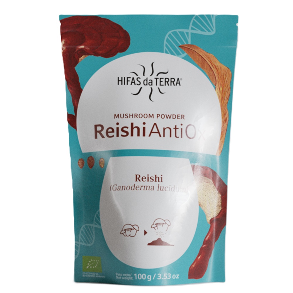 Pudra Reishi AntiOx, 100 g, Hifas da Terra