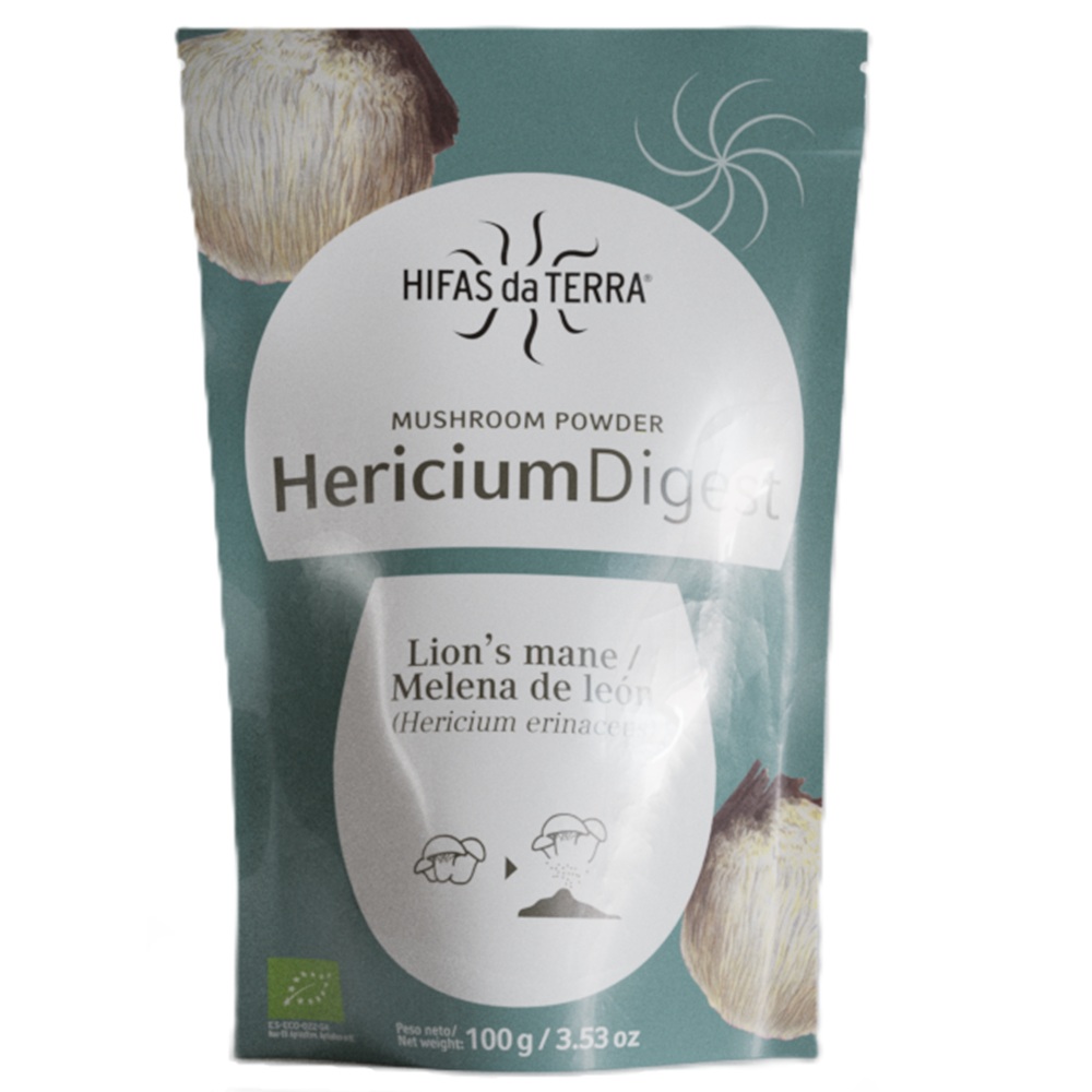 Pudra ecologica Hericium Digest, 100 g, Hifas da Terra