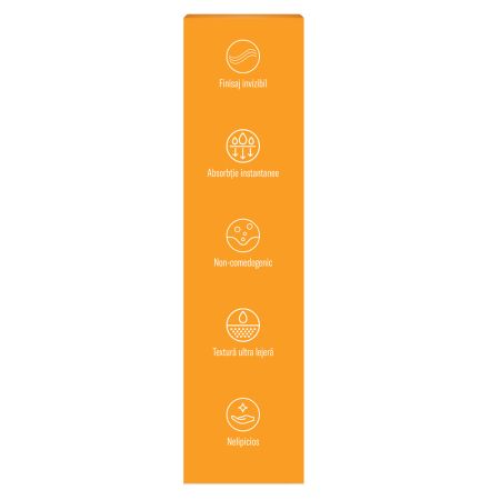 Fluid iluminator pentru fata cu protectie solara SPF 50+, 40 ml, Elmiplant Sun 712415