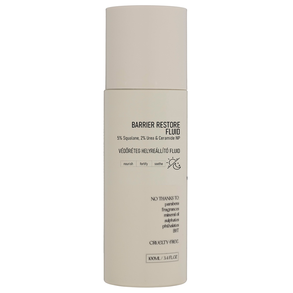 Fluid hidratant cu 5% scualan, 2% uree si ceramide Barrier Restore, 100 ml, Nerds