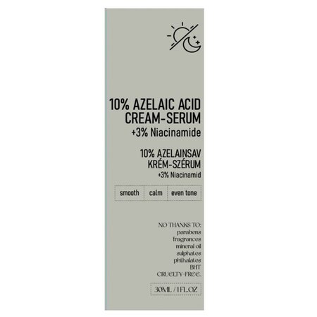 Ser cu 10% acid azelaic si 3% niacinamide, 30 ml, Nerds 713067