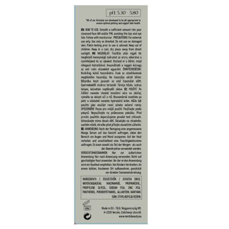 Ser cu 12% niacinamide si 1% zinc, 30 ml, Nerds 713104