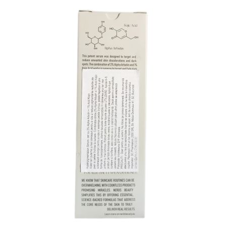 Ser anti-pete hiperpigmentare cu 2% alpha arbutin si 1% acid kojic, 30 ml, Nerds 713164