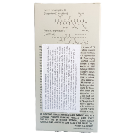 Crema hidratanta anti-age cu multipeptide, 50 ml, Nerds 713224
