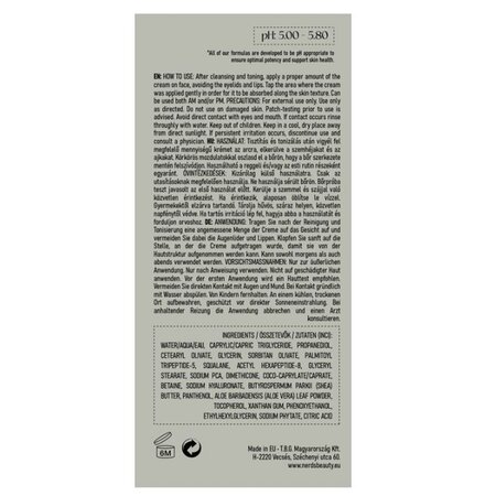 Crema hidratanta anti-age cu multipeptide, 50 ml, Nerds 713225