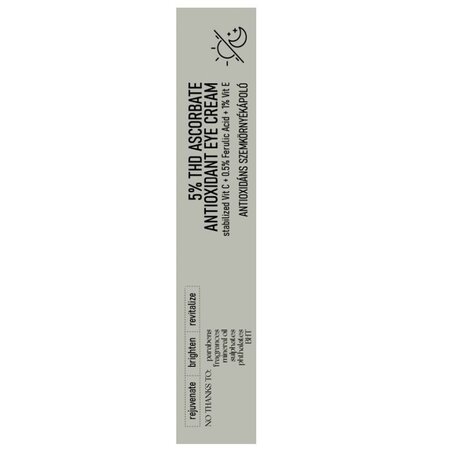 Crema iluminatoare pentru zona ochilor cu vitamina C, acid feluric si vitamina E, 15 ml, Nerds 713307