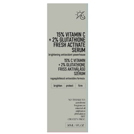 Ser cu 15% vitamina C si 2% glutation, 30 ml, Nerds 713408