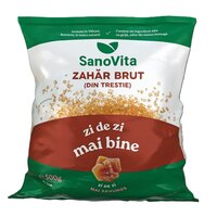 Zahar brut din trestie, 500 g, Sanovita