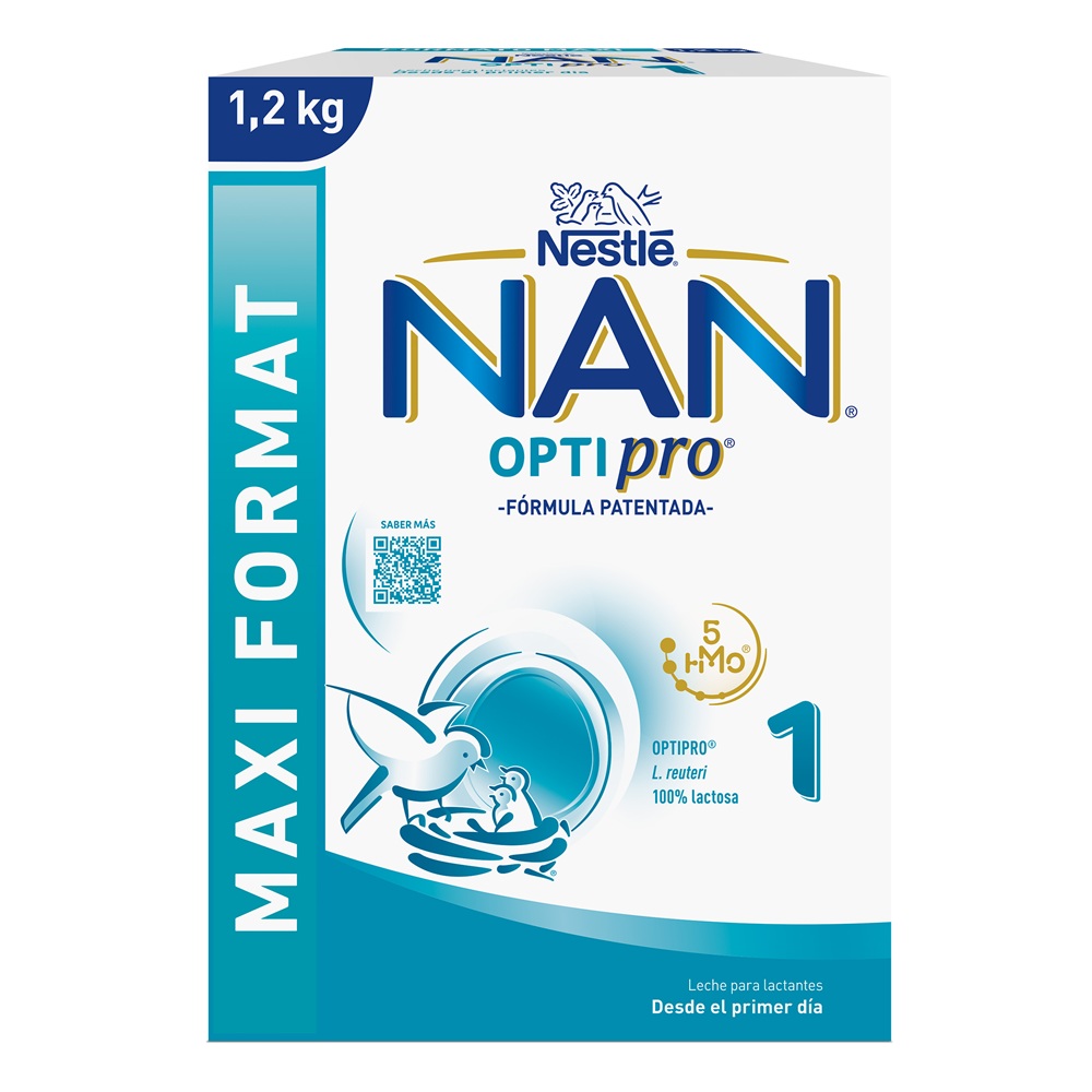 Lapte praf Nan Optipro 1, 1200 g, Nestle
