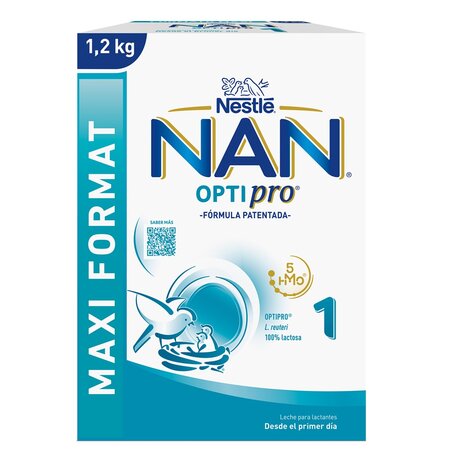 Lapte praf Nan Optipro 1, 1200 g, Nestle