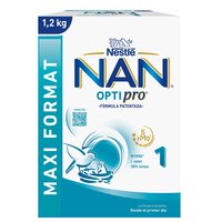Lapte praf Nan Optipro 1, 1200 g, Nestle