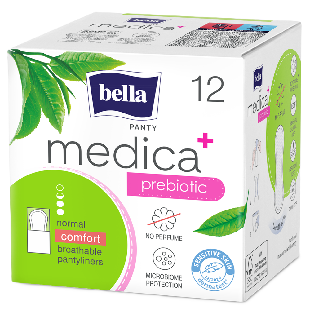 Absorbante zilnice Panty Medica, 12 bucati, Bella