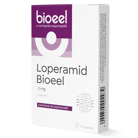Loperamid, 2 mg, 10 capsule, Bioeel