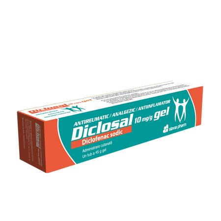 Diclosal, 10 mg/g gel, 45 g, Slavia Pharm