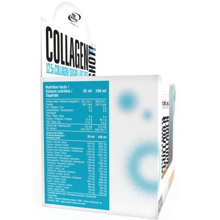 Shot cu colagen si vitamina B6 cu aroma de portocale, 20x25 ml, Pro Nutrition 714054