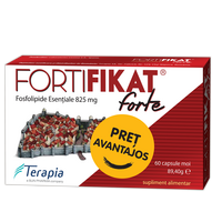 Fortifikat Forte, 825 mg, 60 capsule moi, Terapia