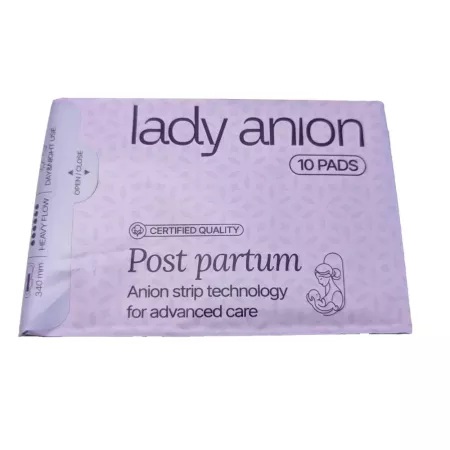 Absorbante Post Partum, 10 bucati, Lady Anion