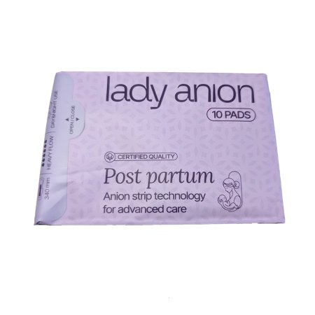 Absorbante Post Partum, 10 bucati, Lady Anion