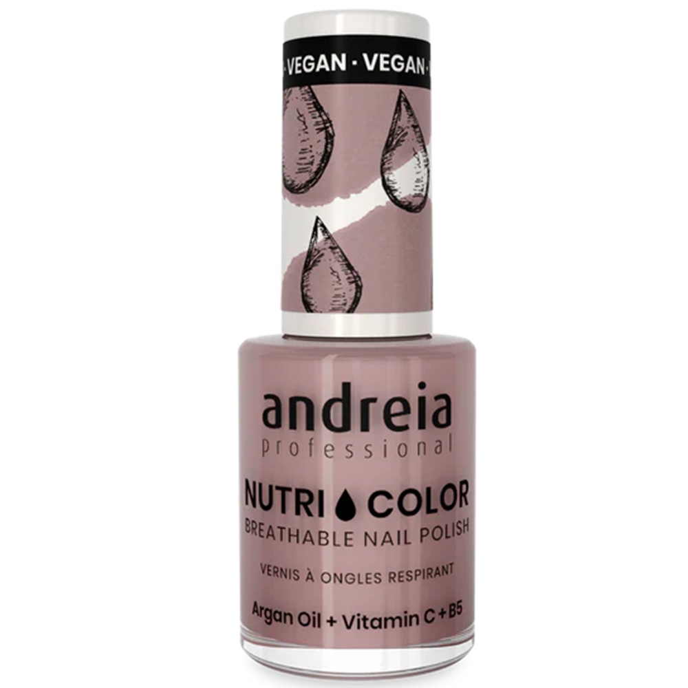 Lac de unghii Grayish Nude NutriColor, 10.5 ml, Andreia Professional