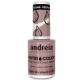 Lac de unghii Grayish Nude NutriColor, 10.5 ml, Andreia Professional 665040