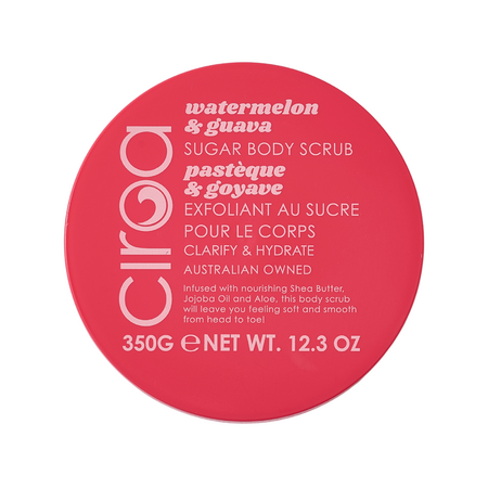 Scrub pentru corp, Pepene Verde si Guava, 350 g, Ciroa 714317