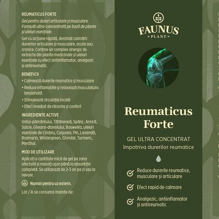 Gel Reumaticus Forte, 150 ml, Faunus 714598
