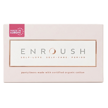 Absorbante zilnice din bumbac organic Ultra Thin, 24 bucati, Enroush