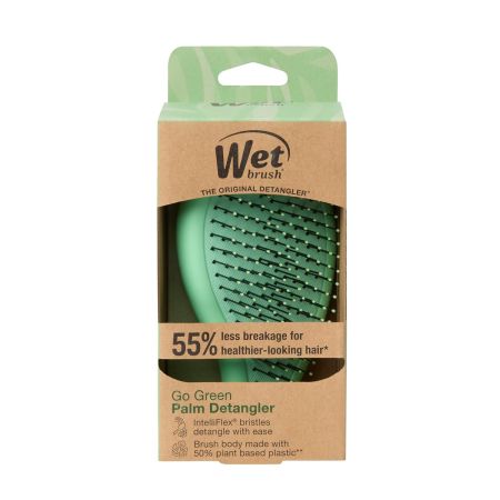Perie de par Go Green Palm Detangler Green-Tea Oil, 1 bucata, Wet Brush 714650