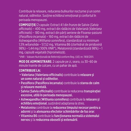 Calmenor Noapte, 60 capsule, Faunus 714659