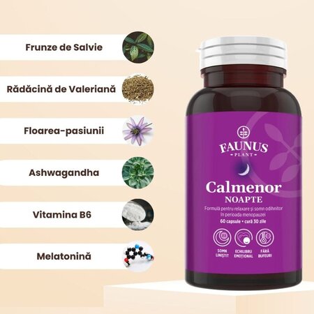 Calmenor Noapte, 60 capsule, Faunus 714658