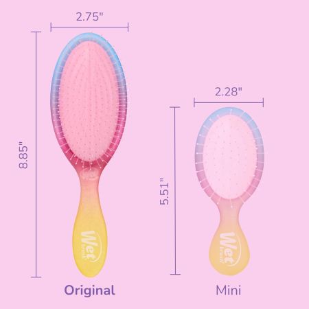 Perie de par, Original Detangler Electric Sky Pink, 1 bucata, Wet Brush 714672
