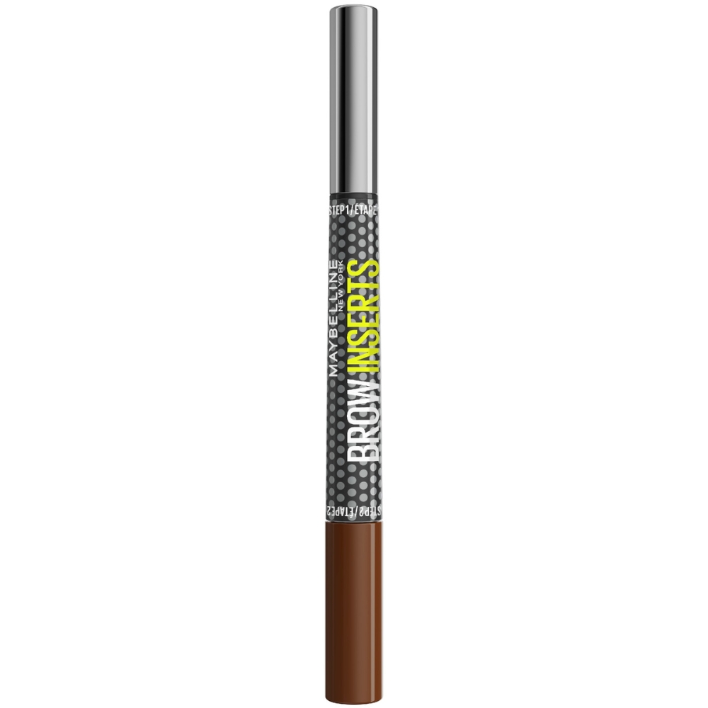 Carioca pentru sprancene cu doua capete Nuanta Medium Brown 04 Brow Inserts, 2 g, Maybelline