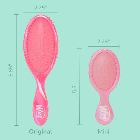 Perie de par, Original Detangler Prisma Glow Pink, 1 bucata, Wet Brush 714685