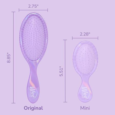 Perie de par, Original Detangler Prisma Glow Purple, 1 bucata, Wet Brush 714690