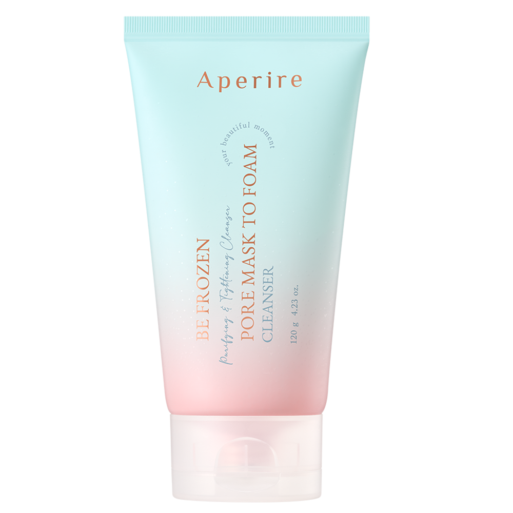 Masca si spuma 2 in 1 cu niacinamide Be Frozen Pore Mask to Foam Cleanser, 120 g, Aperire