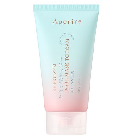 Masca si spuma 2 in 1 cu niacinamide Be Frozen Pore Mask to Foam Cleanser, 120 g, Aperire