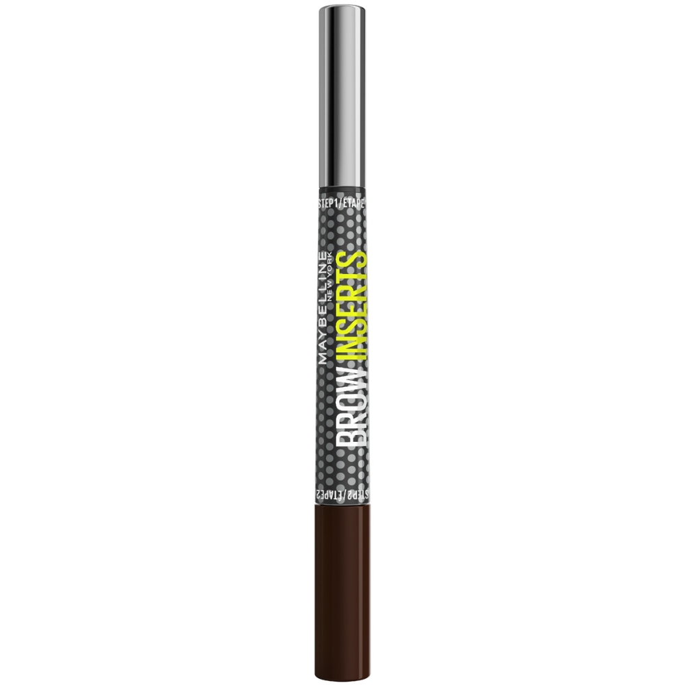 Carioca pentru sprancene cu doua capete Nuanta Black Brown 06 Brow Inserts, 2 g, Maybelline