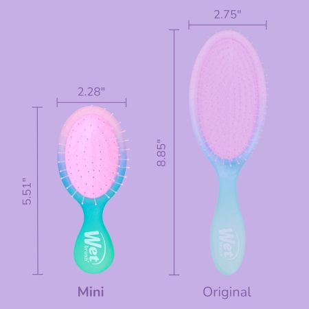 Perie de par Mini Original Electric Sky Purple, 1 bucata, Wet Brush 714739