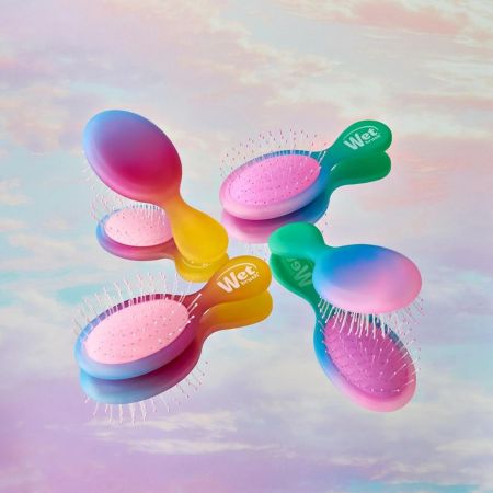 Perie de par Mini Original Electric Sky Pink, 1 bucata, Wet Brush 714778