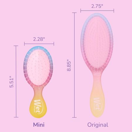 Perie de par Mini Original Electric Sky Pink, 1 bucata, Wet Brush 714777