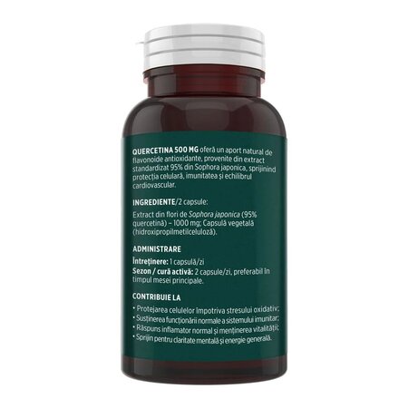 Quercetina, 60 capsule, Faunus 714797