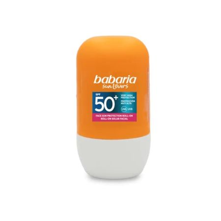 Roll-on pentru fata cu protectie solara SPF 50+, 50 ml, Babaria