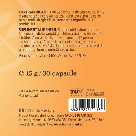 B complex, 30 bucati, Faunus 714835