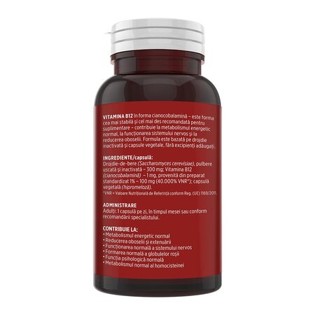 Vitamina B12, 30 capsule, Faunus 714841