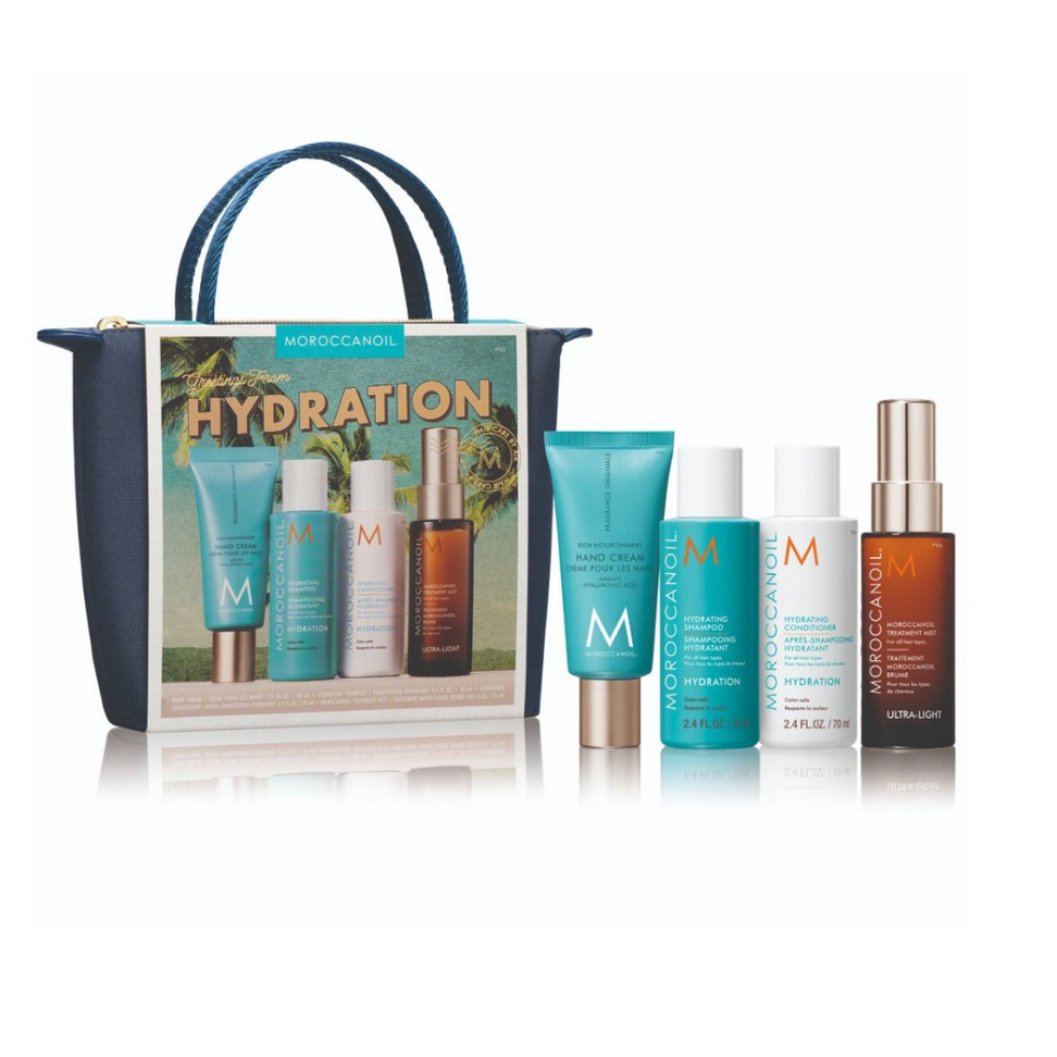 Set de par Hydration Hair Care Travel, 2x70ml+25ml+40ml, Moroccanoil