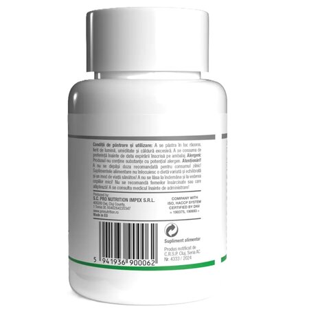 Spirulina organica Daily Health, 100 capsule, Pro Nutrition 714862