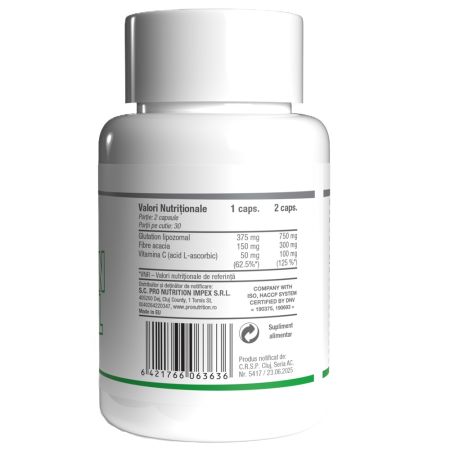 Glutation Lipozomal Daily Health, 60 capsule, Pro Nutrition 714875