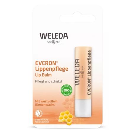 Balsam de buze u factor protectie solara 4 Everon, 4.8 g, Weleda